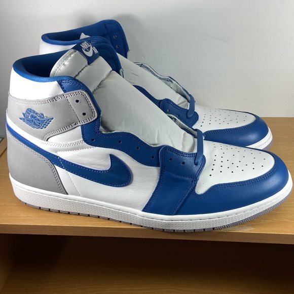 Air Jordan 1 Retro High OG True Blue Men’s Size 17 Sneakers (2022) - Picture 17 of 17